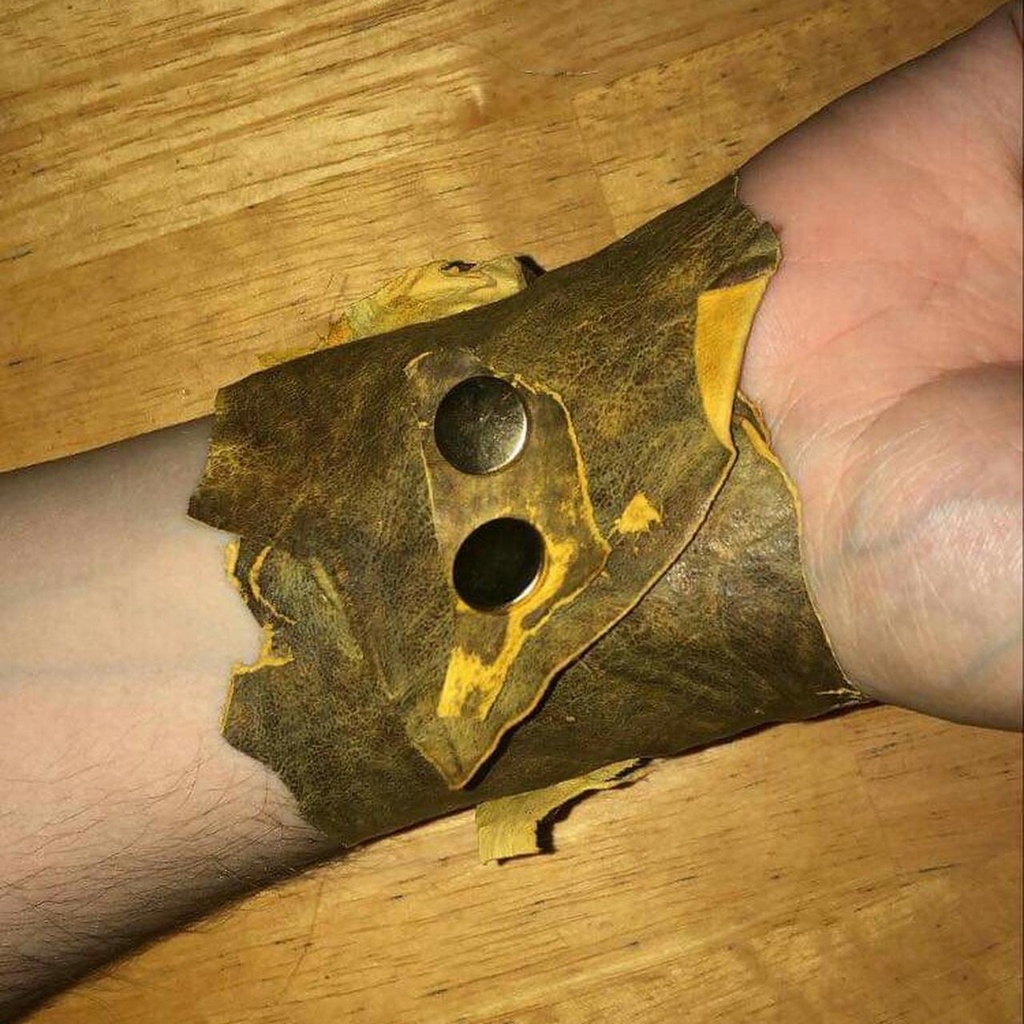 Bull Frog Leather Bracelet 2