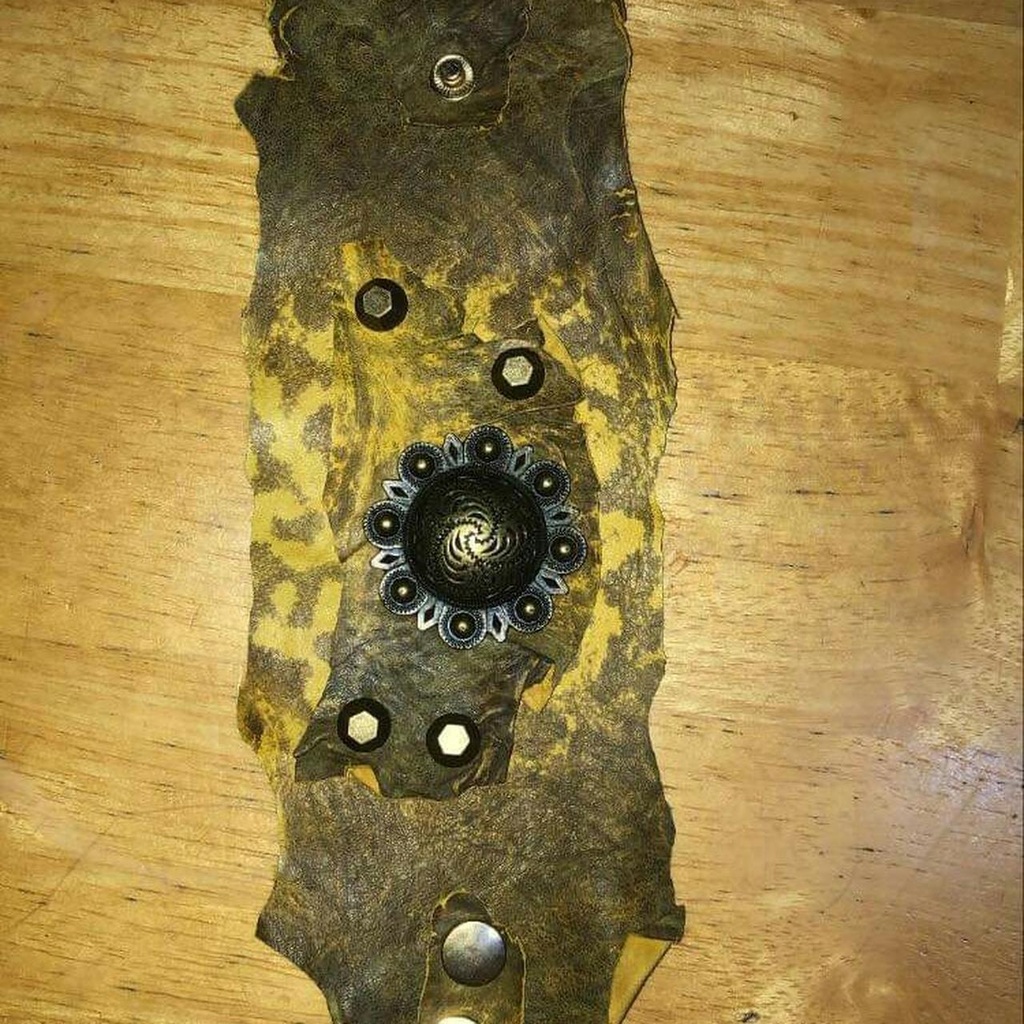 Bull Frog Leather Bracelet 2