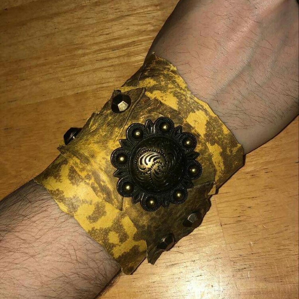Bull Frog Leather Bracelet 2