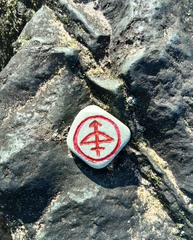 5 x Unatural, Winchester - Engraved Stones. Angel, Tulpa, Mark of Cain