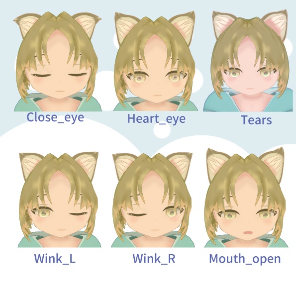 なつねこ - Natsuneko 【オリジナル3Dモデル】