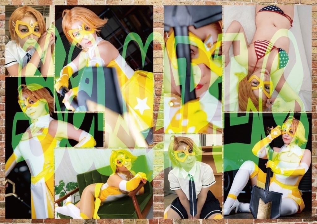 KAMEN AMERICA COSPLAY PHOTO BOOK