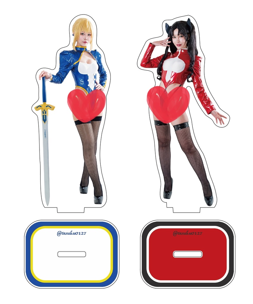 セイバー＆凛 コスプレアクリルスタンド