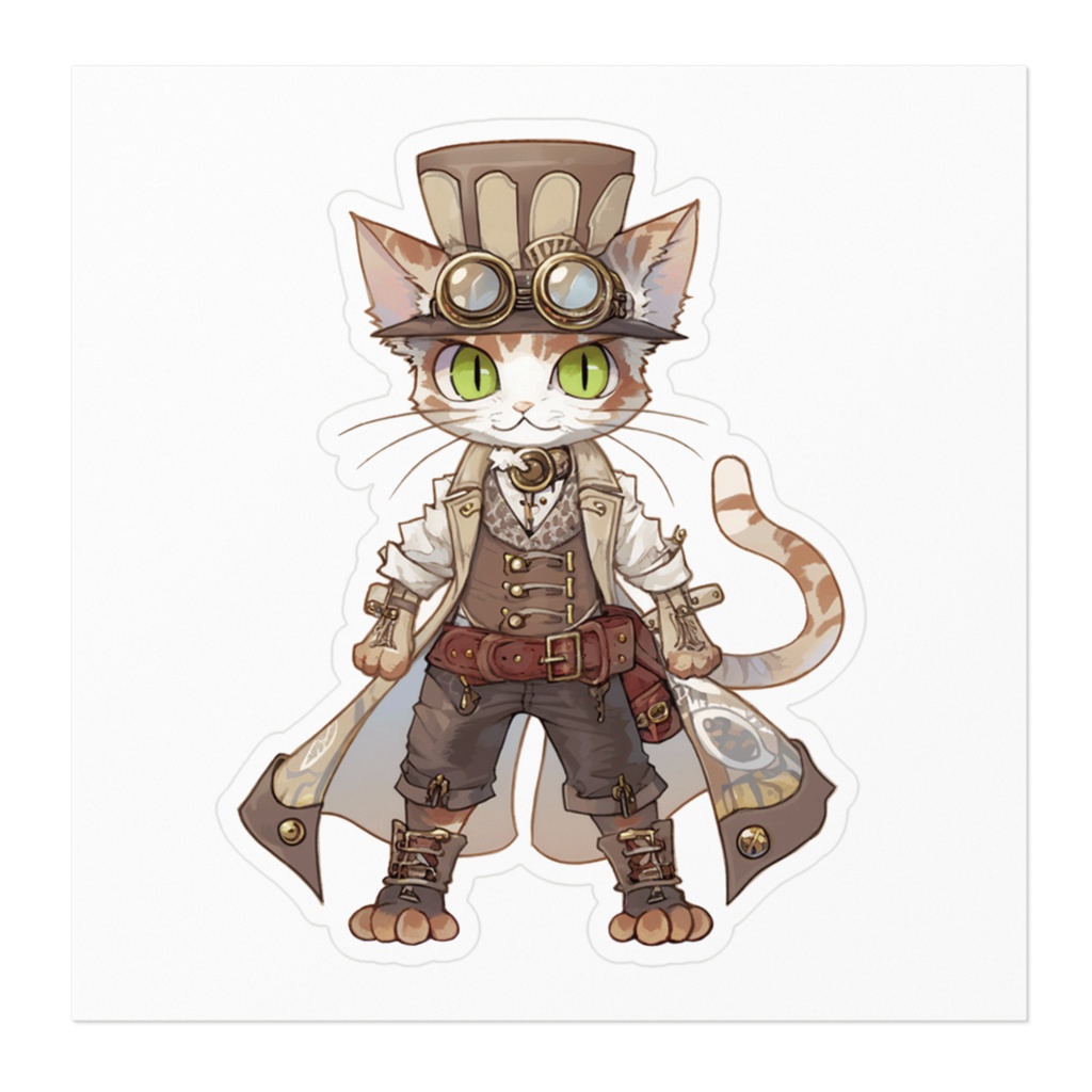 少年猫探偵ステッカー