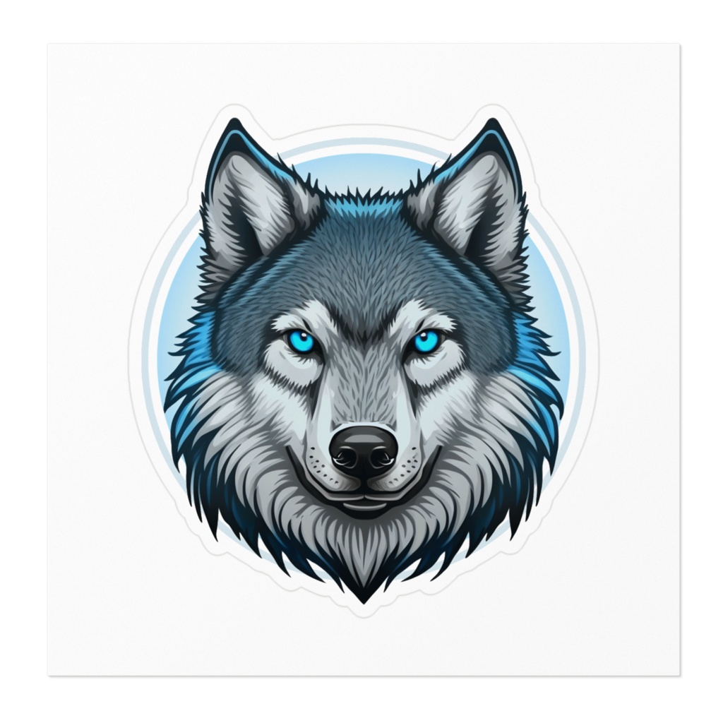 WILD LIFE 狼 ステッカー