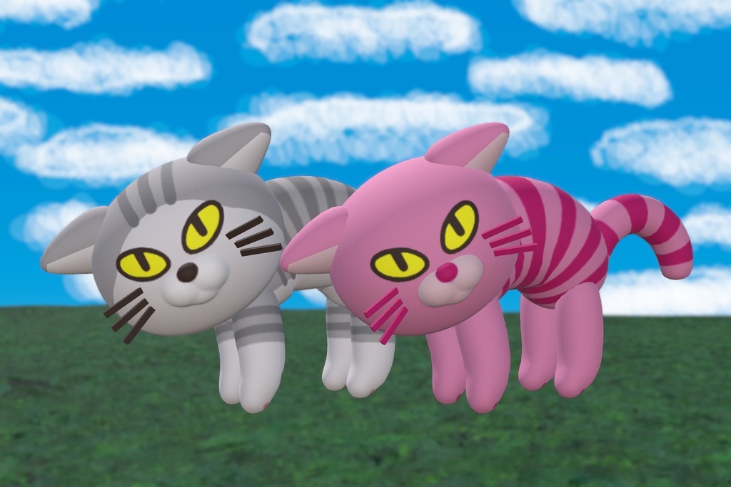 まんが風のネコ