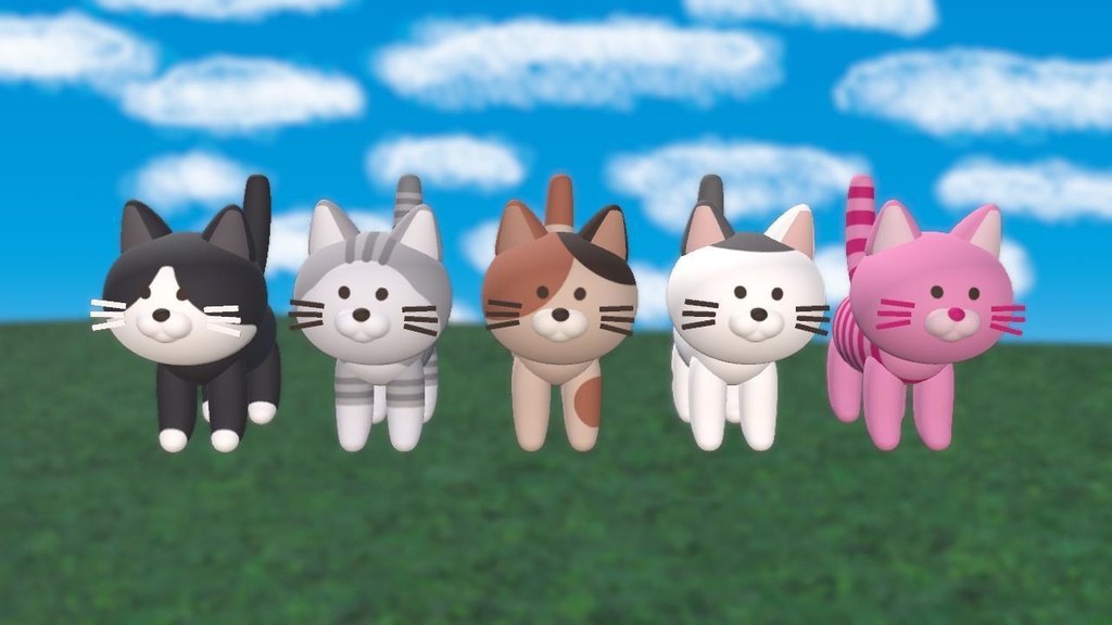 まんが風のネコ