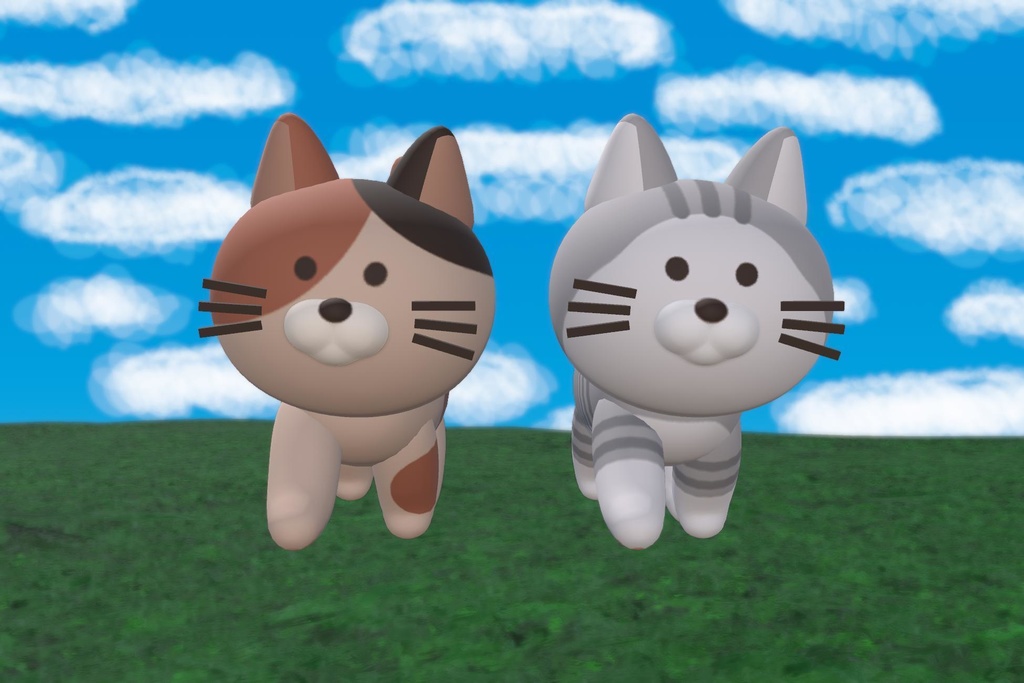 まんが風のネコ