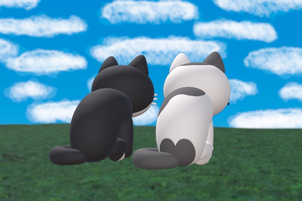 まんが風のネコ