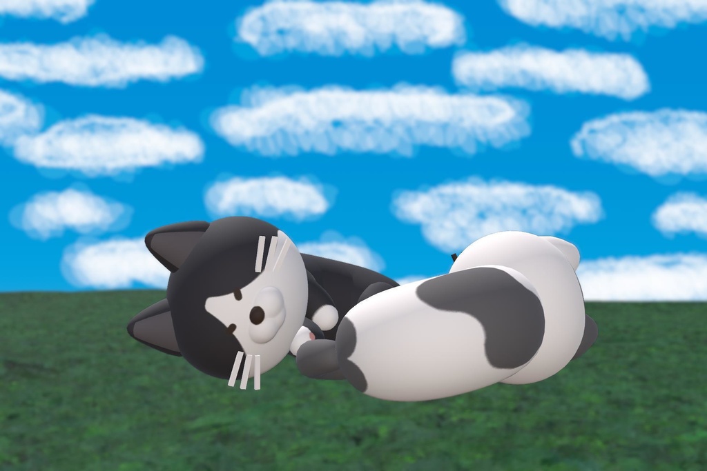 まんが風のネコ