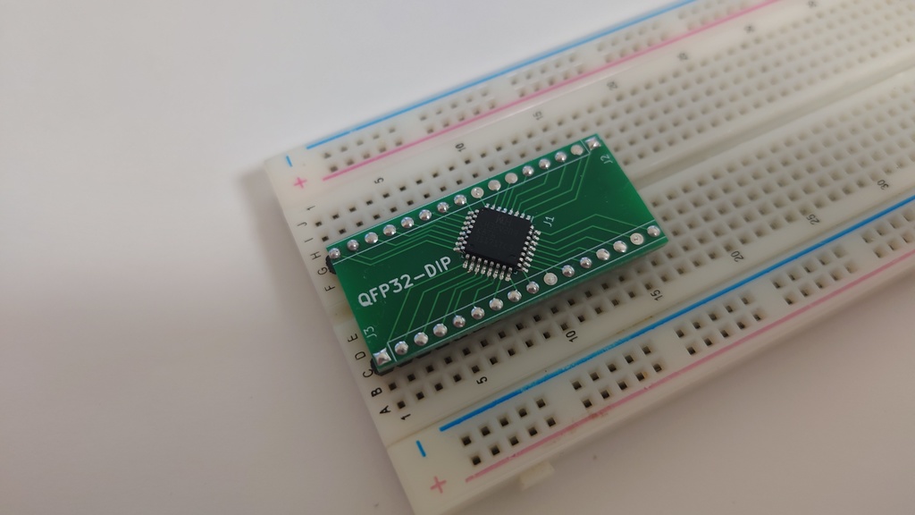 QFP32-DIP変換基板 0.8mmピッチ 訳あり品 3枚セット