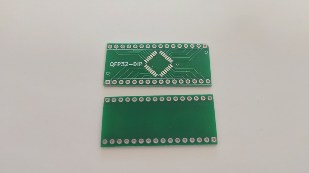 QFP32-DIP変換基板 0.8mmピッチ 訳あり品 3枚セット