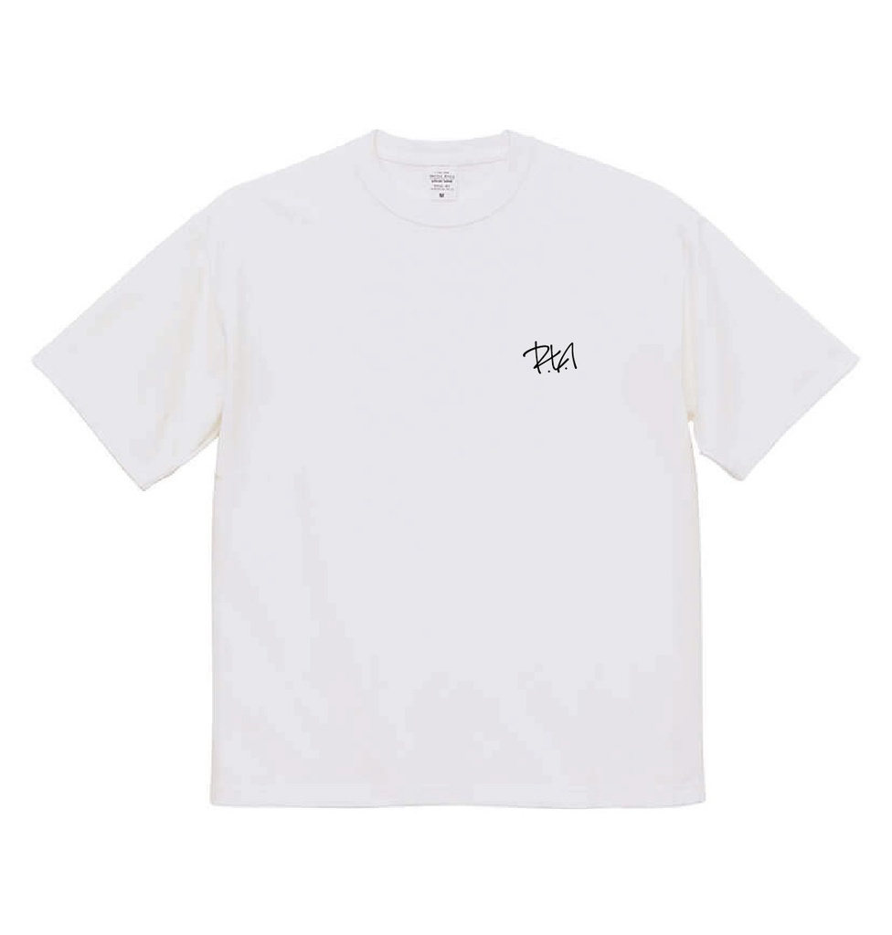 【R.L.A】Double-sided Print T-shirt（White）