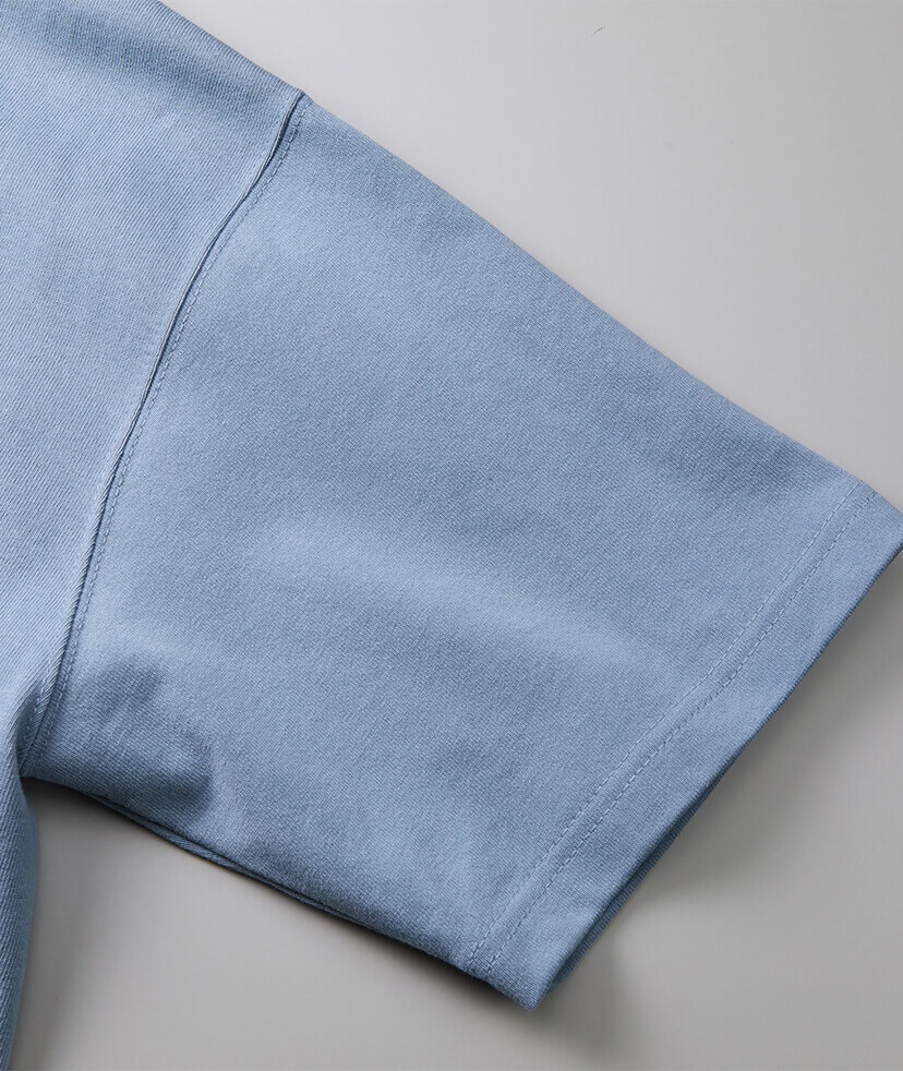 【R.L.A】Double-sided Print T-shirt(Blue)