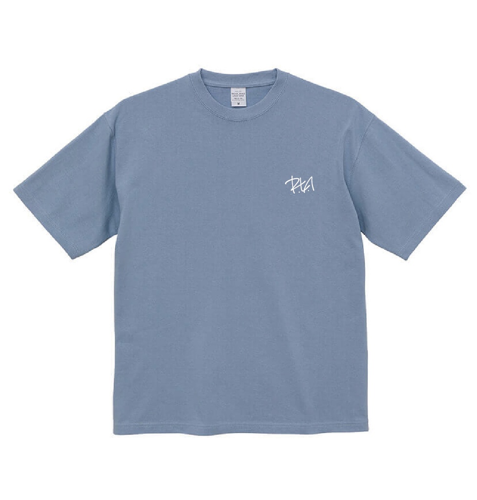 【R.L.A】Double-sided Print T-shirt（Blue）