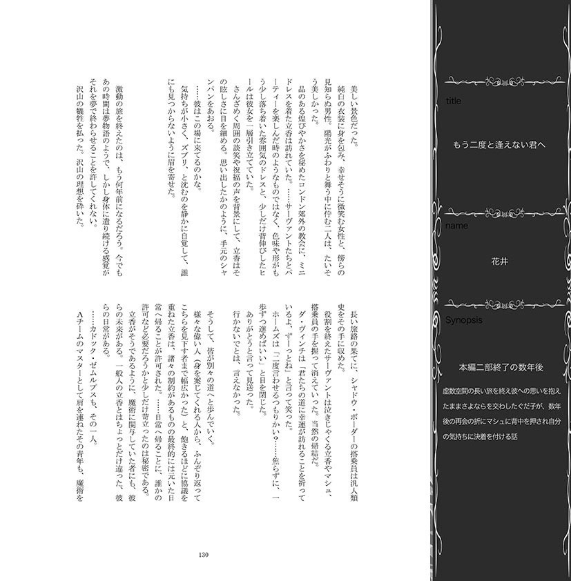 カドぐだ♀小説アンソロジー【SunnyPlace】