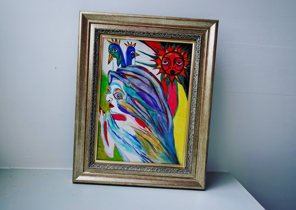 描きおろし奇妙な絵