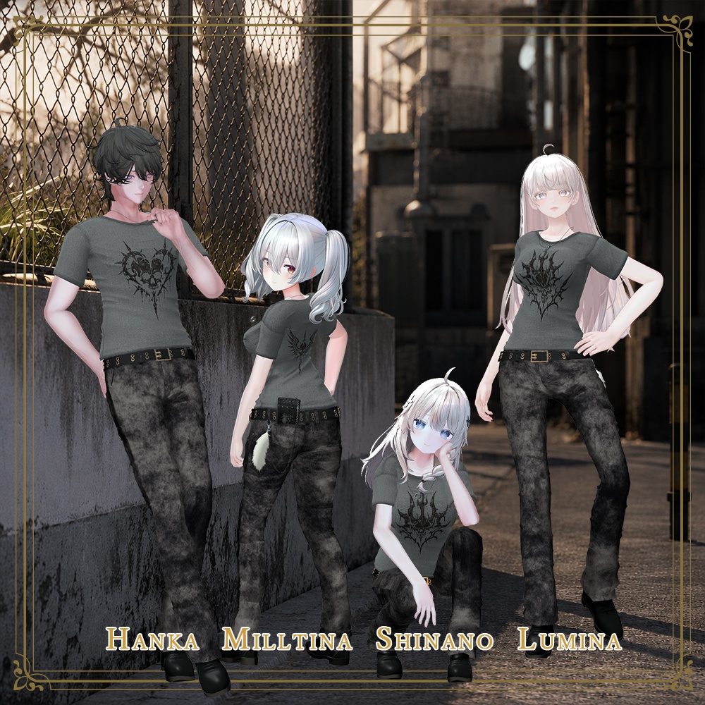 平成細身ストリート 対応:Milltina Shinano Lumina Hanka
