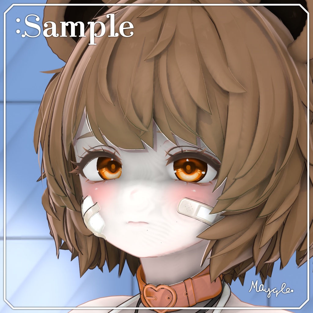 ✨本日限定無料DL✨∥ 11avatarセミ対応 ∥ 004_WhiteEye Brightener. AO対応 ∥ Bye-bye AO shadows! ∥