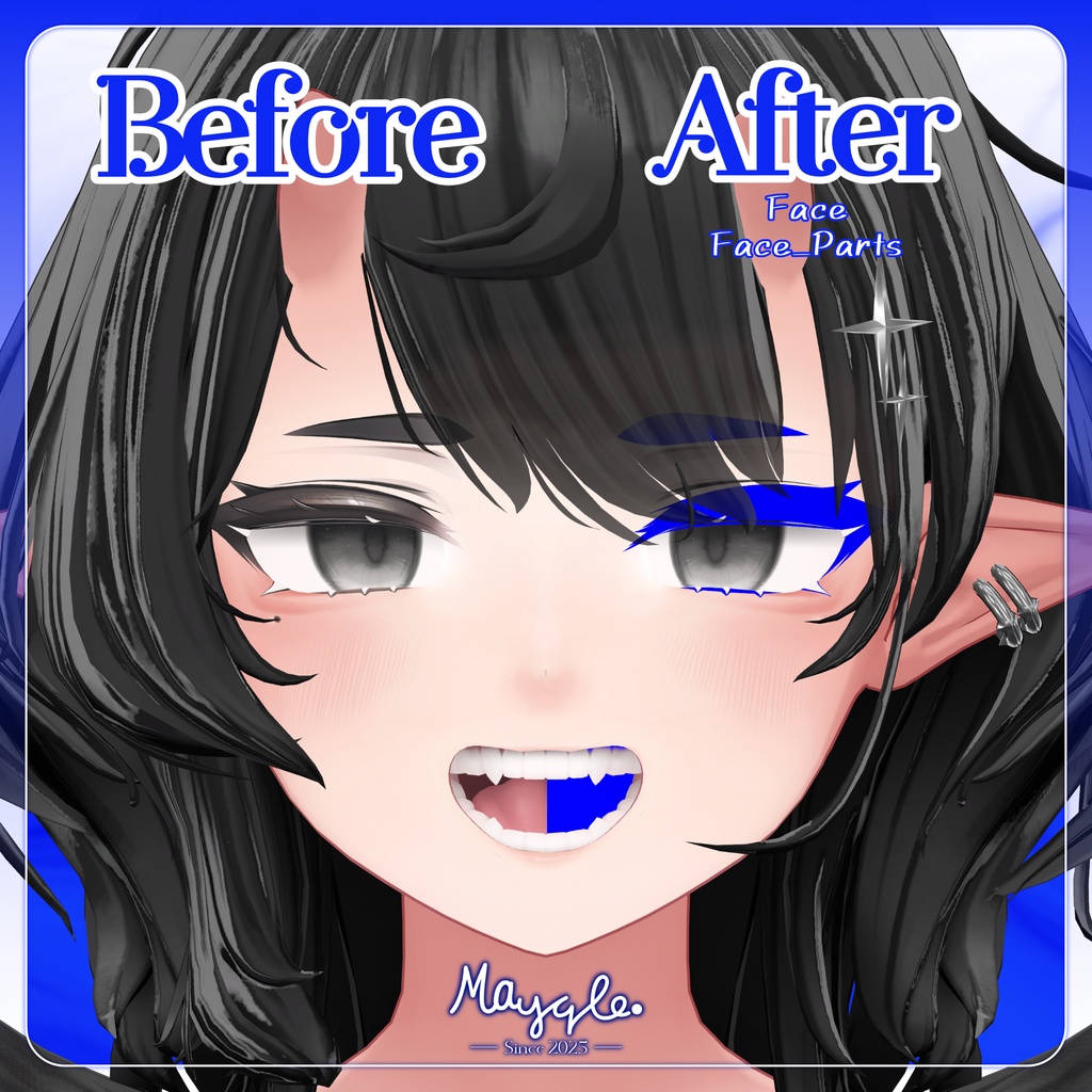∥ 10avatar対応 ∥ Mood_Parts_Mask. ∥ Face Mask ∥