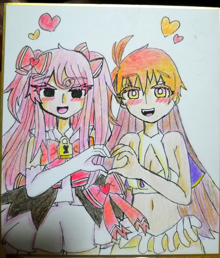 CHRONO CIRCLE　ジャケットキャライラスト色紙