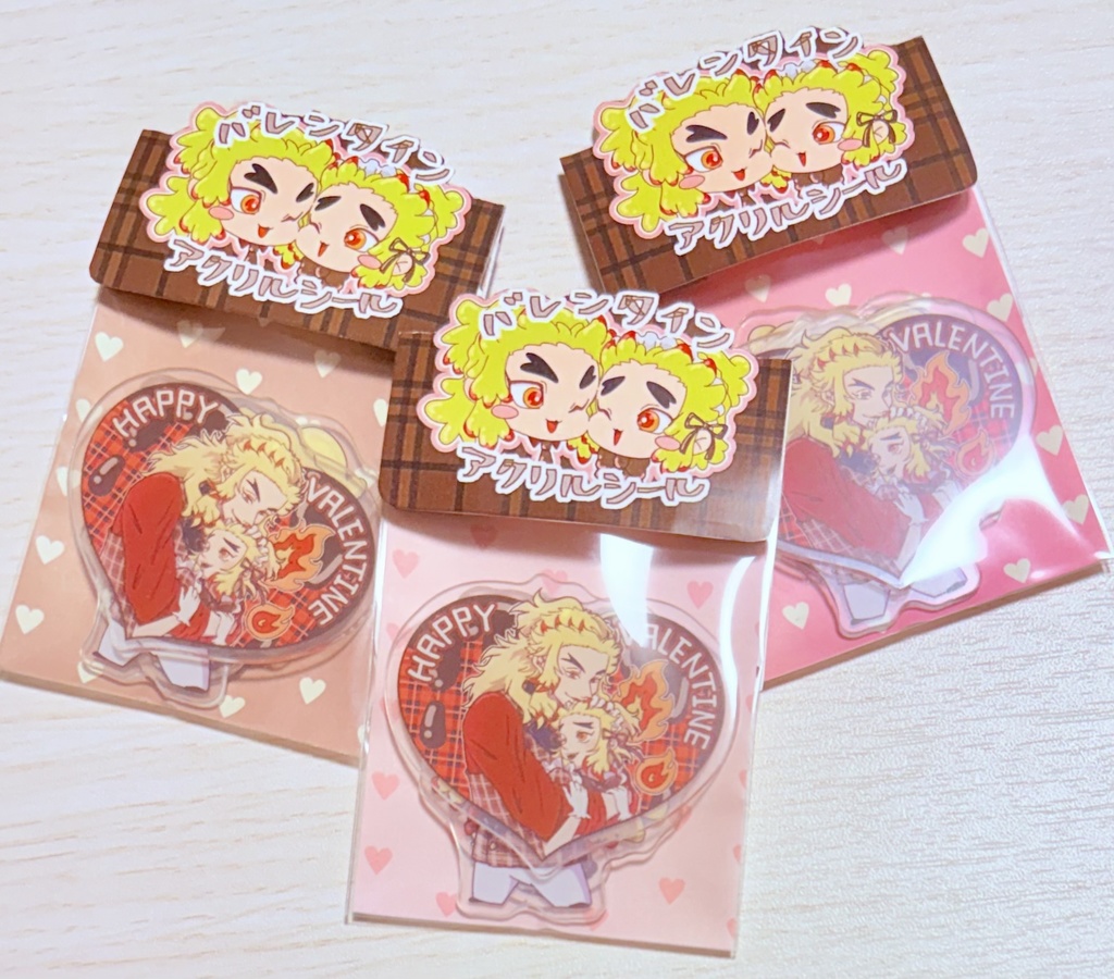 バレンタイン アクリルシール 