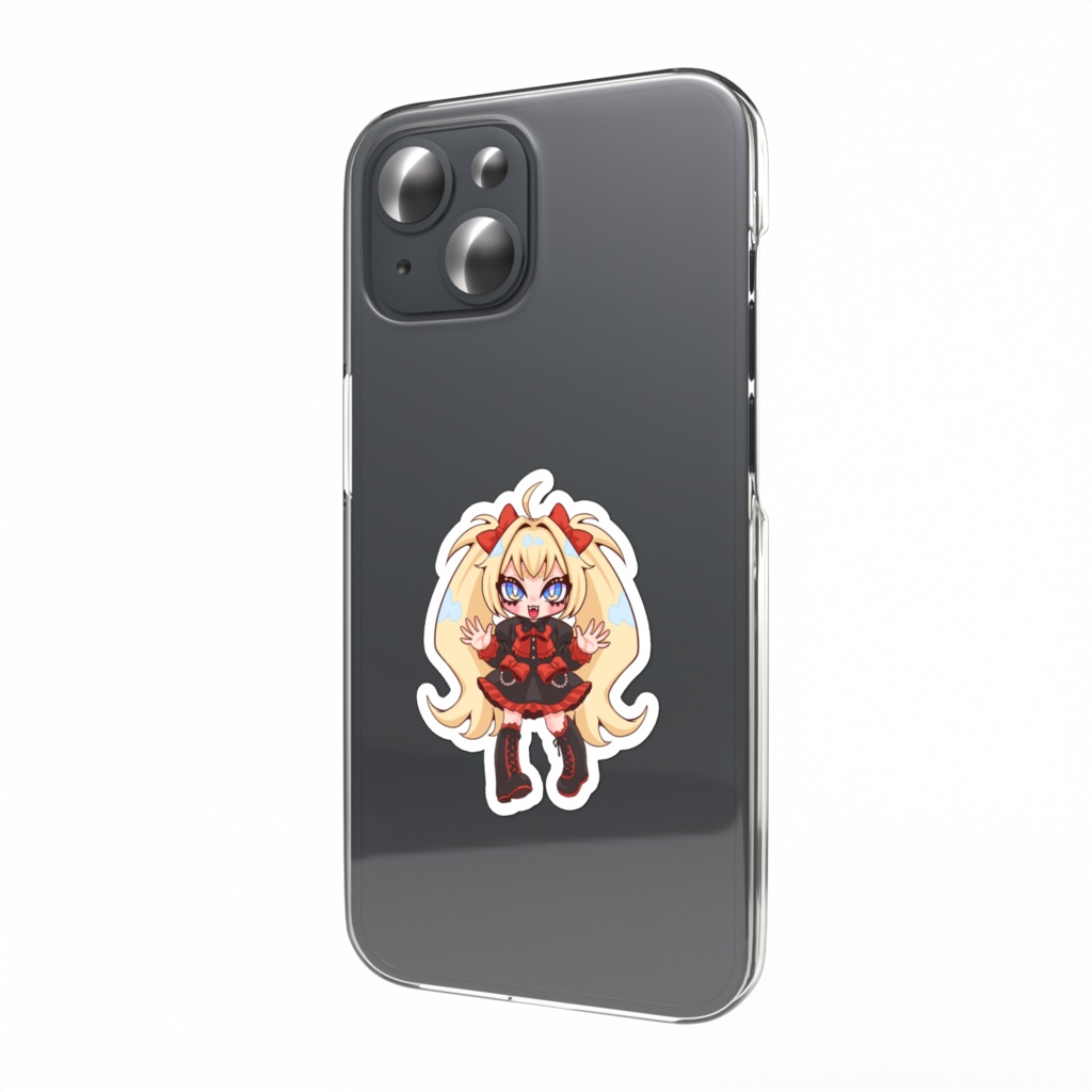金髪ツインテちゃんステッカー