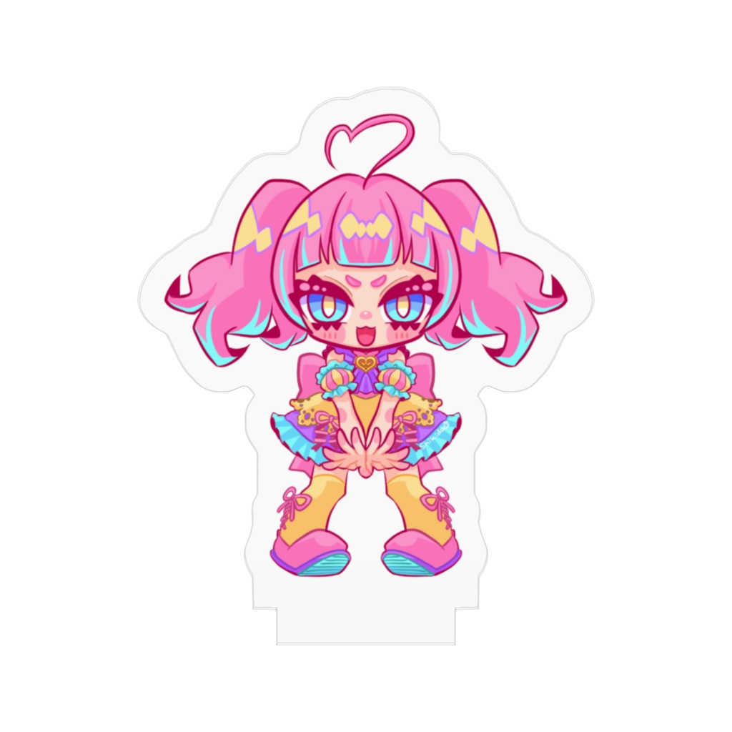 ピンクツインテちゃんアクスタ