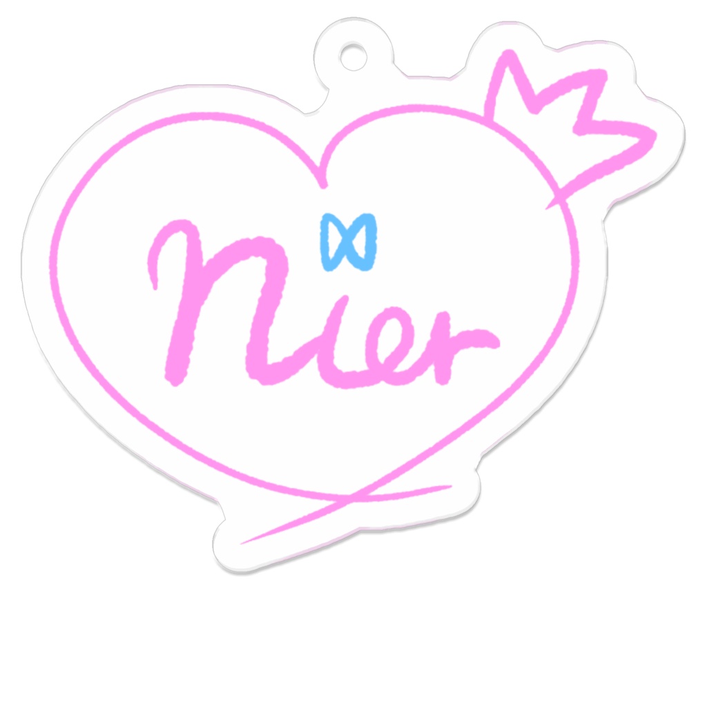 ☆ニーア姫の直筆サイン☆アクリルキーホルダー