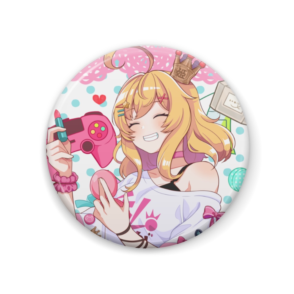 【歌ってみた動画記念グッズ】ニーア缶バッジ【シス×ラブ】