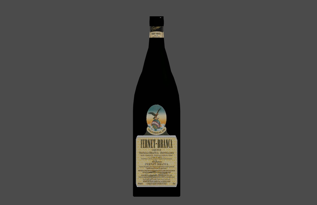 フェルネット・ブランカの瓶  /  Fernet-Branca Bottle
