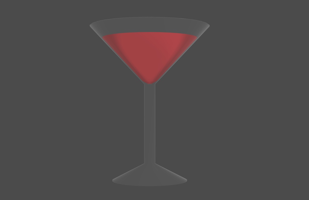 カクテルグラスとシェーカー - Cocktail Glass and Shaker