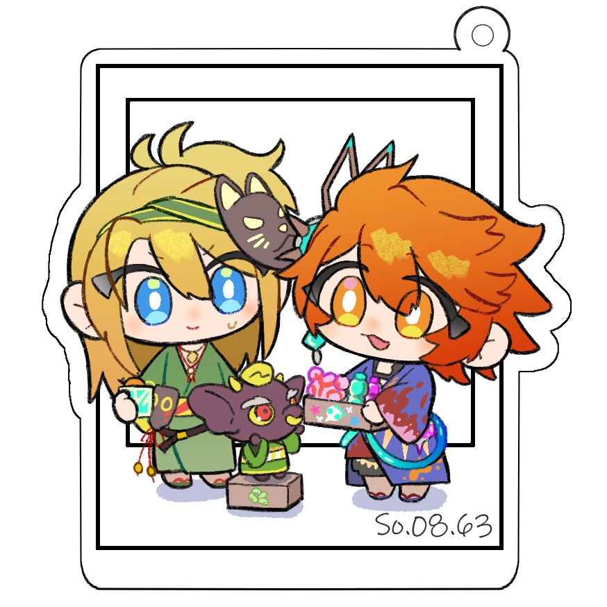 バルドラ浴衣アクキー