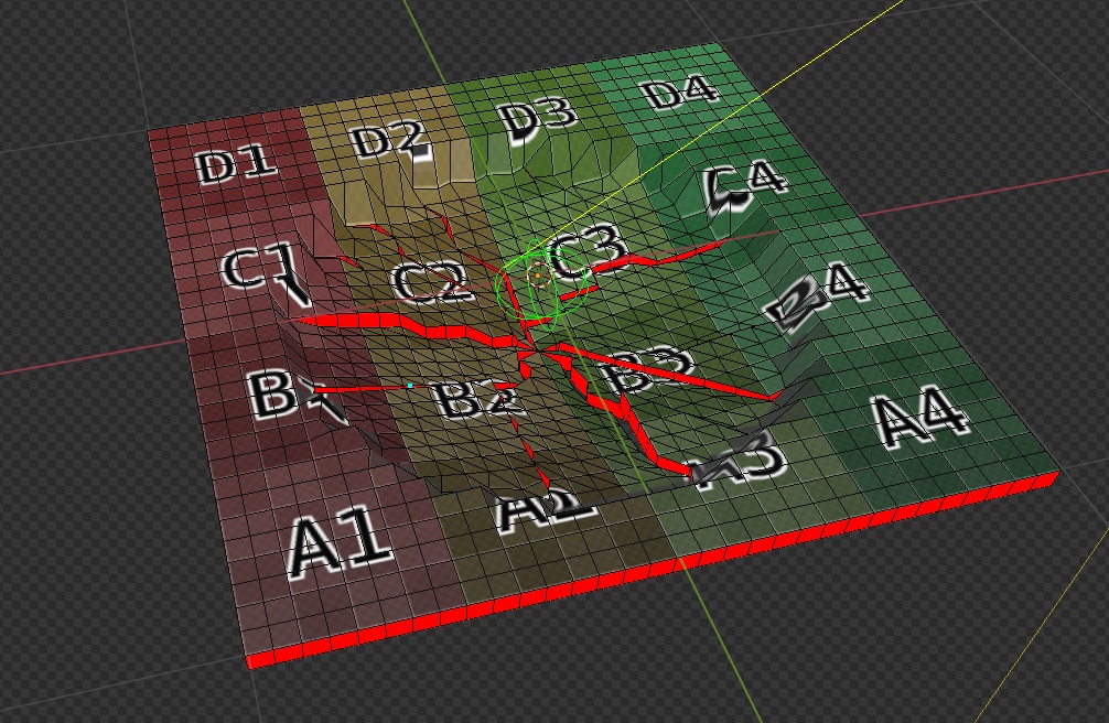 Crack EdgeSplit Modifier (ひび割れ型の辺分離)