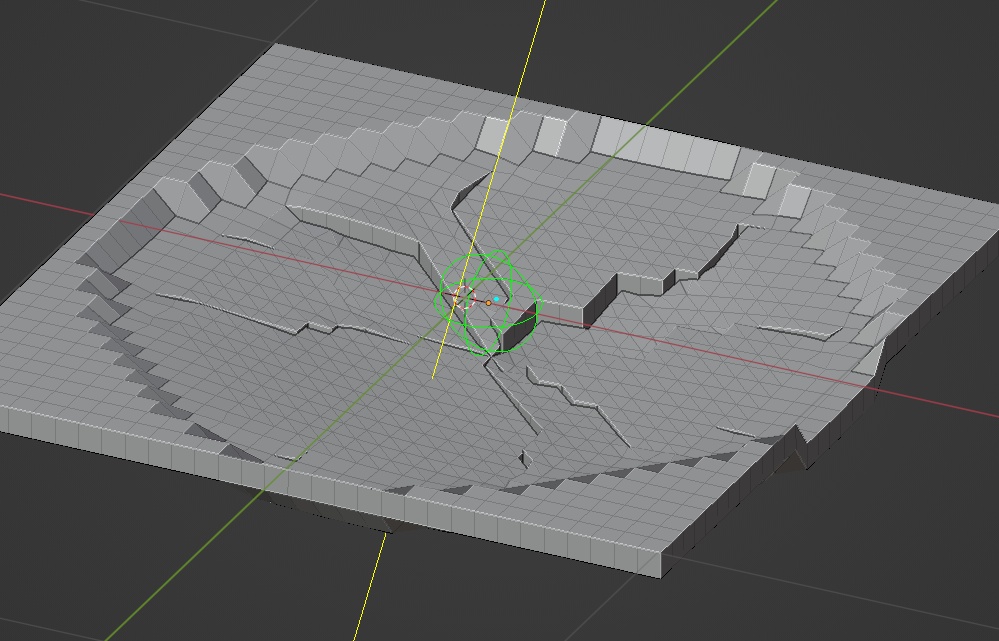 Crack EdgeSplit Modifier (ひび割れ型の辺分離)