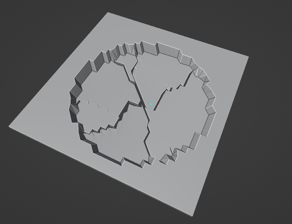 Crack EdgeSplit Modifier (ひび割れ型の辺分離)