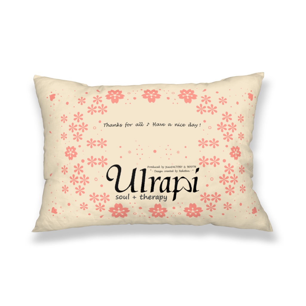 オリジナルロゴ ねこだぬき オリジナルキャラクター お花見 ohanami 桜 sakura さくら spring 春 住居 まくらカバー 枕カバー