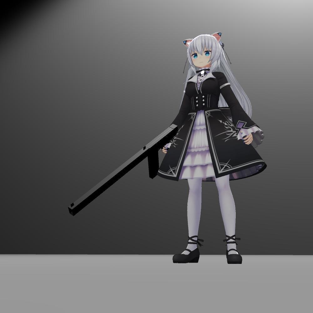 【vrchat】マシンガン/徹甲アサルトライフル/軽量型マシンガン「ARK-A」/IMR INDUSTRY武器