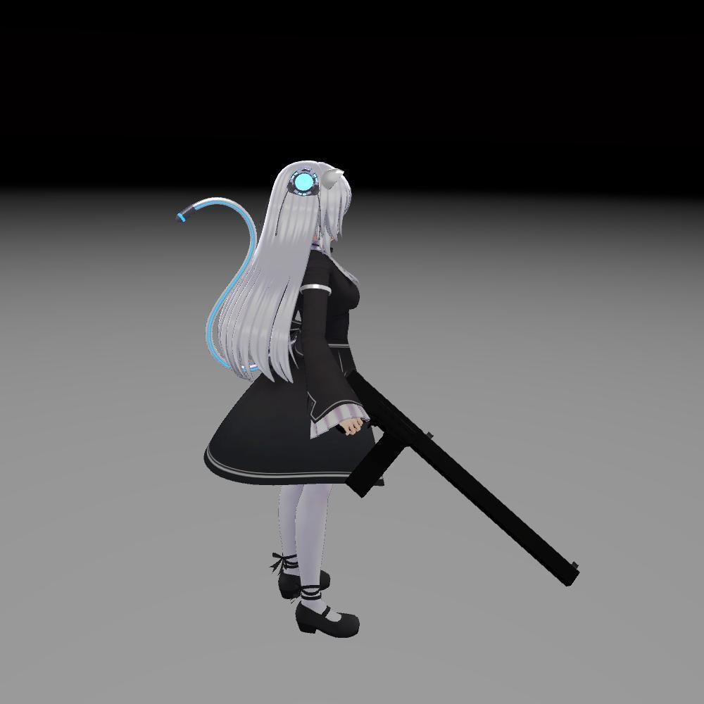 【vrchat】マシンガン/徹甲アサルトライフル/軽量型マシンガン「ARK-A」/IMR INDUSTRY武器