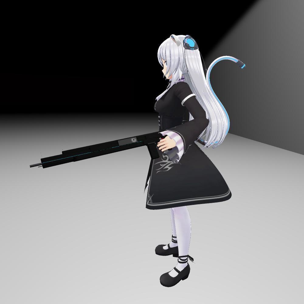 【vrchat】マシンガン/粒子アサルトライフル/軽量型マシンガン「ARK-01」/IMR INDUSTRY武器