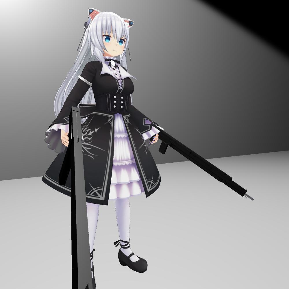 【vrchat】マシンガン/粒子アサルトライフル/軽量型マシンガン「ARK-01」/IMR INDUSTRY武器