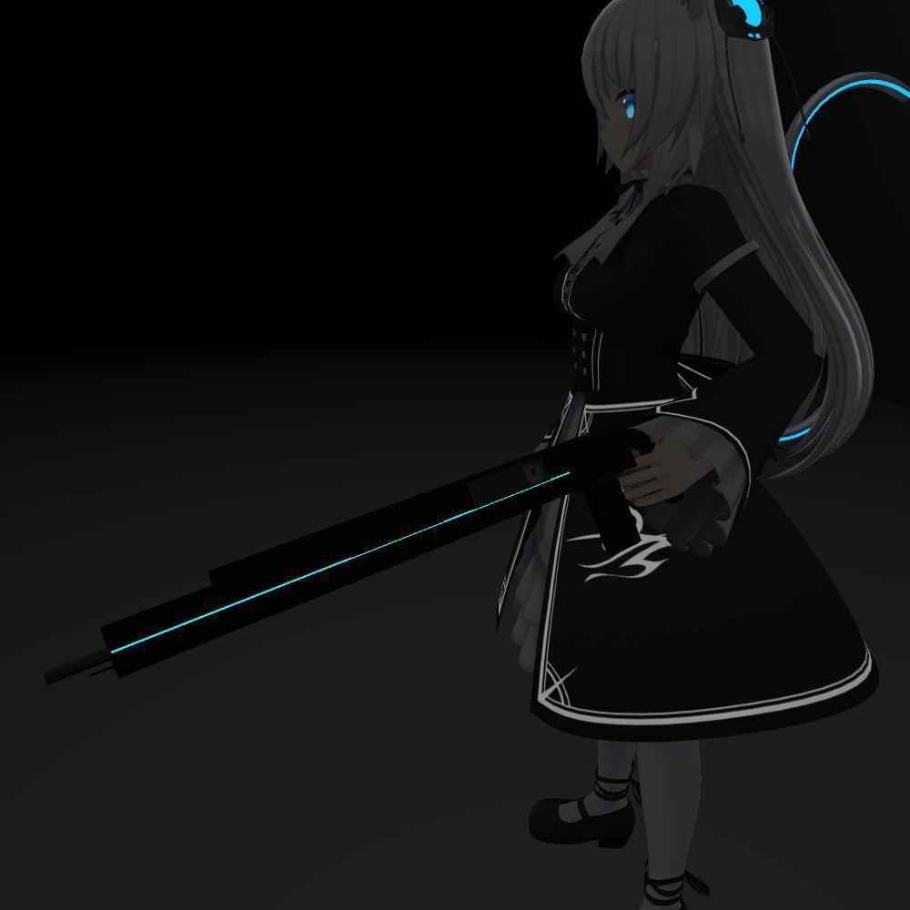 【vrchat】マシンガン/粒子アサルトライフル/軽量型マシンガン「ARK-01」/IMR INDUSTRY武器