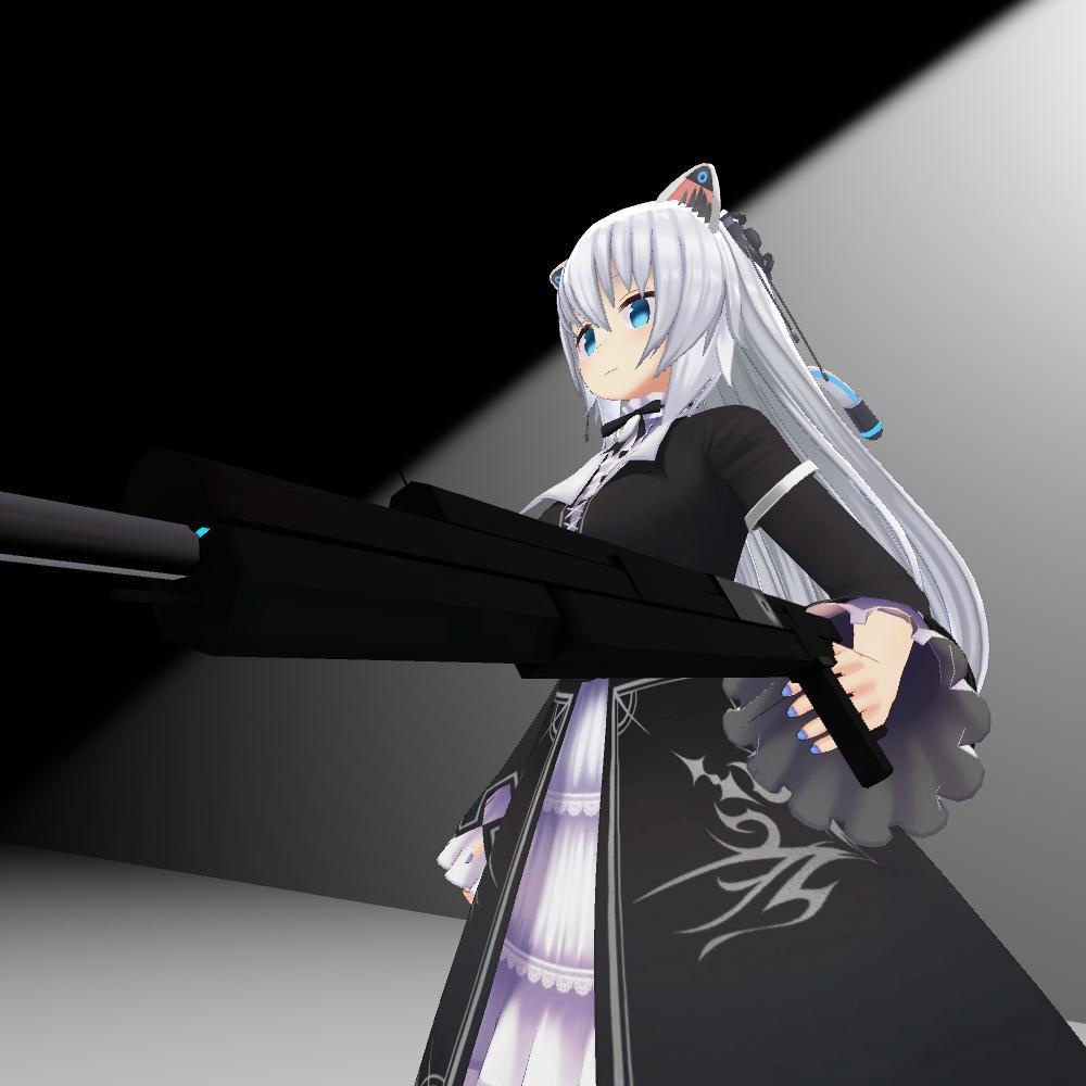 【vrchat】マシンガン/粒子アサルトライフル/軽量型マシンガン「ARK-01」/IMR INDUSTRY武器