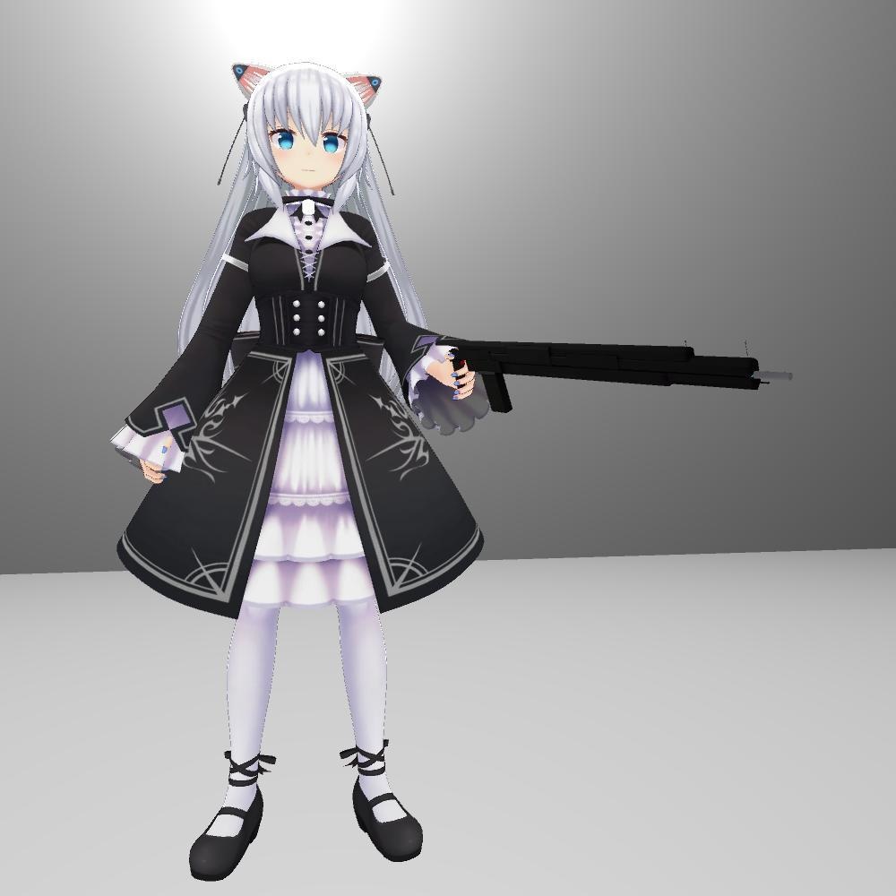 【vrchat】マシンガン/粒子アサルトライフル/軽量型マシンガン「ARK-01」/IMR INDUSTRY武器