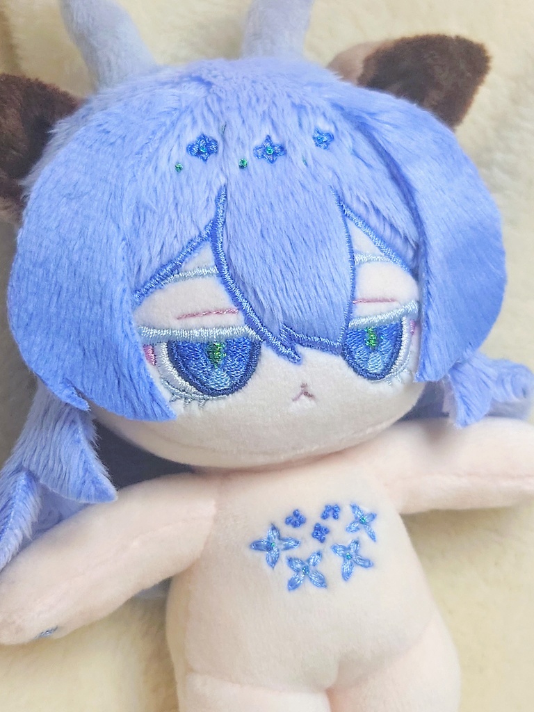 オリジナル無属性ぬいぐるみ 紫陽花カモシカ