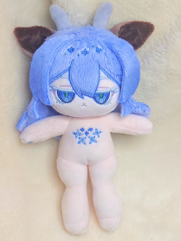 オリジナル無属性ぬいぐるみ 紫陽花カモシカ