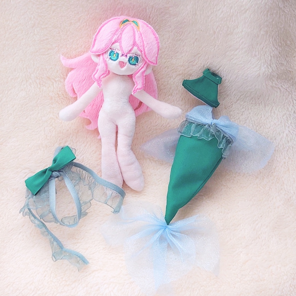 ハンドメイドぬいぐるみ アルストロメリア・マーメイド