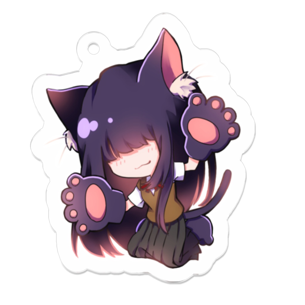 にゃんこ和知みなも　アクリルキーホルダー