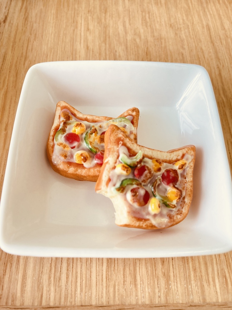 ねこ型 ピザトースト