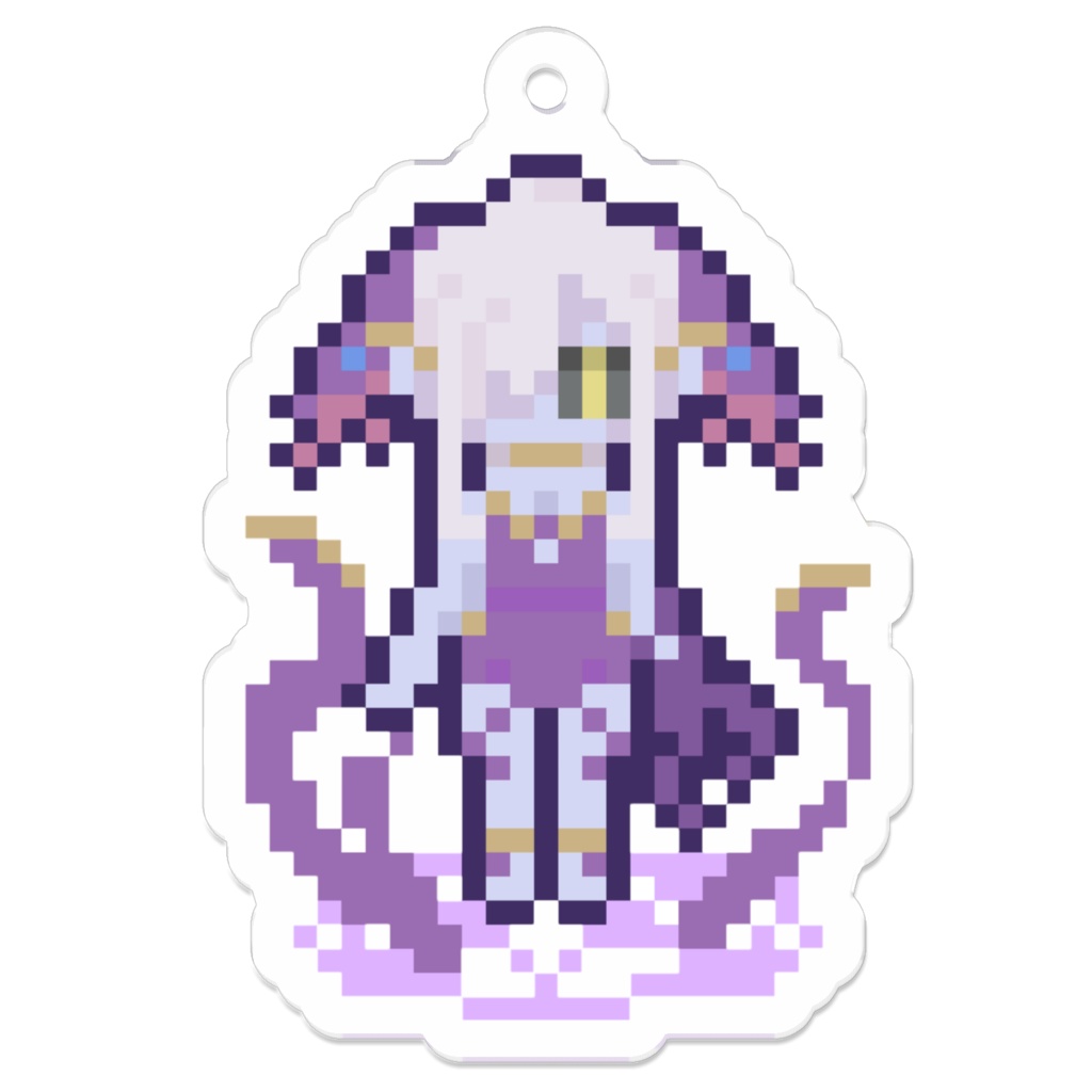 【アクキー】にゃるラトさん(ドット) 50×50mm